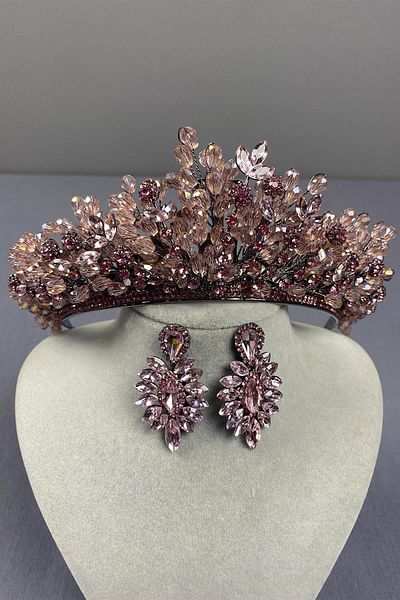 Hayalperest boncuk Beaded Akbahar Bridal Henna Crown