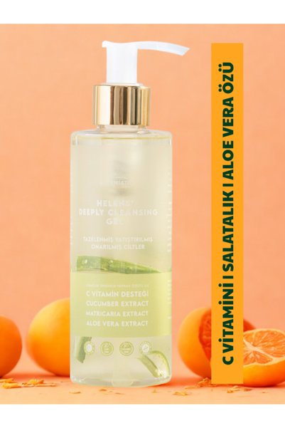Heleniatic Cosmetic Anti-Acne Oil Balancing Skin and Makeup Facial Cleansing Gel |   200ml |   Vitamin C Aloe Vera Extract