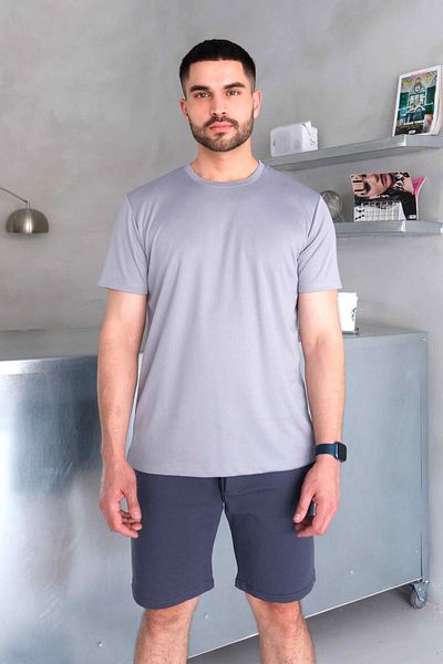 Behind Look Μπλουζάκι Crew Neck Kappa Ασημί