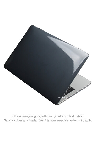 Mcstorey Macbook Air Kılıf 13inç Kristal Parlak Iz Yapmaz (ESKİ USB'Lİ MODEL 2010-2017) A1369 A1466 Uyumlu