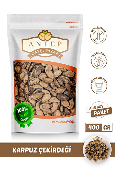 Antep Çarşı Pazar Karpuz Çekirdeği Kavrulmuş Tuzlu | 400 Gr.