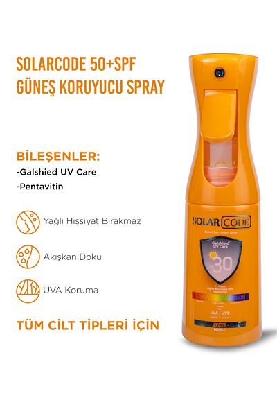 SOLAR CODE Solarcode 30+Spf Spray 200 Ml.