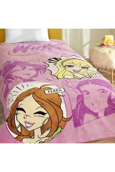 Taç Licensed Winx Girl Power Single Blanket