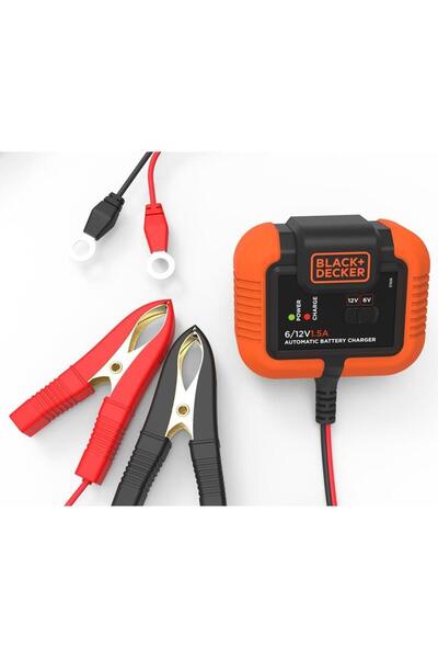 Black&Decker BLACK+DECKER BXA21 6V/12V 72A Akıllı Akü Şarj ve Akü Bakım Cihazı