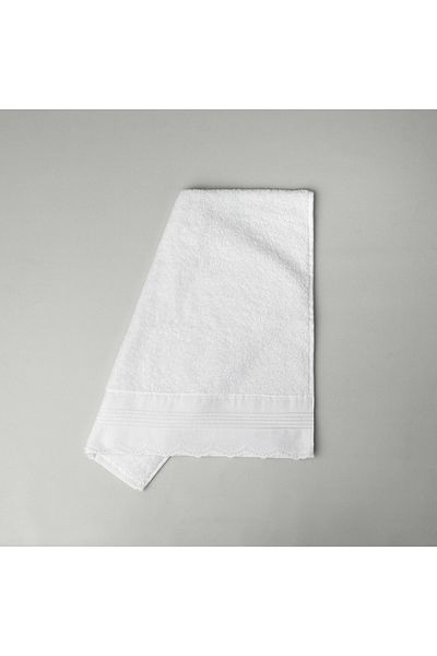 Linens Ivory Cotton Towel 50X85 cm White