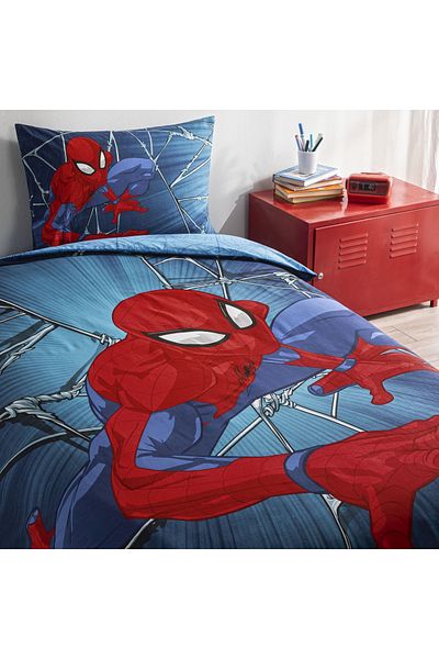 Taç Taç Licensed Spiderman Classical Single Cotton Quilt Set