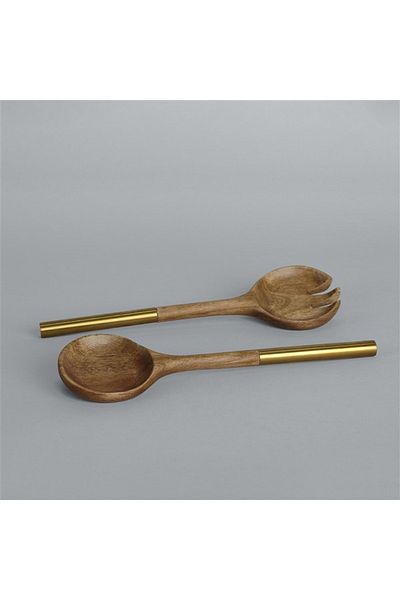 Linens Acacia 2-Piece Salad Serving Set