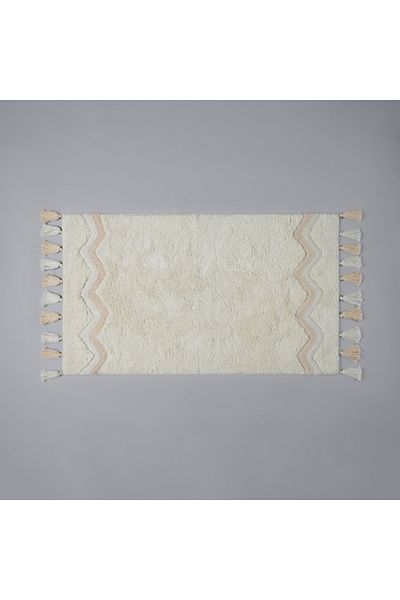 Linens 60Χ100 εκ. Εκρού Χαλάκι Μπάνιου Litzy