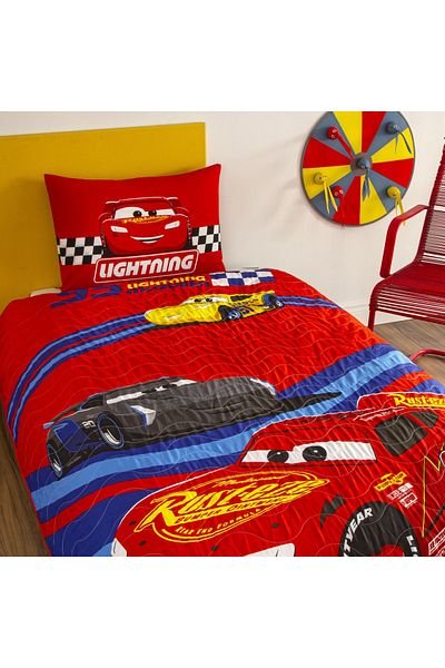 Taç Taç Licensed Disney Cars Race Track Single Cotton Complete Set