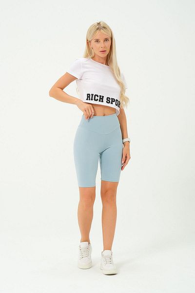 Rich Colanți sport elastici cu talie înaltă pentru femei - Colanți scurti