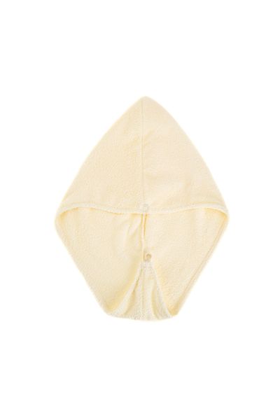 Nuvomon Ecru Microfiber Hair Towel - 57X27 cm