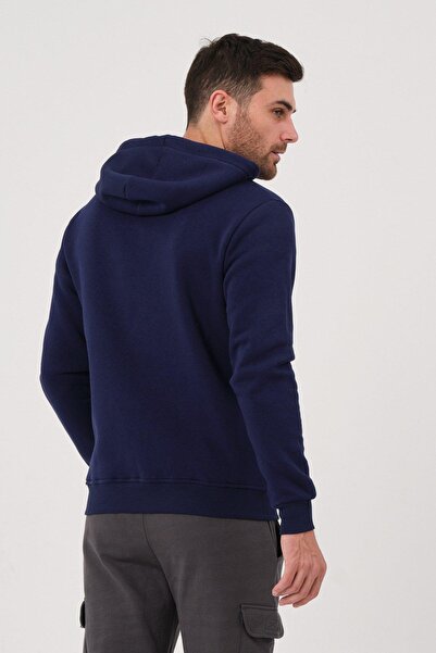 Rich Унісекс Світшот з кишенею-кенгуру на блискавці, 3 нитки, з флісовою підкладкою