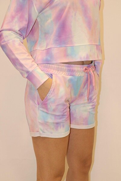 RICH GİYİM Rich Women's Tie-Dye Shorts