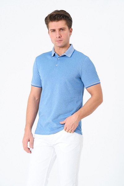 Rich Ανδρικό μπλουζάκι Basic T-shirt Polo Neck