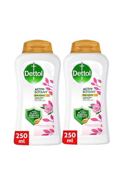 Dettol Activ-Botany Anti-Bacterial Body Wash Rosewater & Hibiscus Scent Value Pack