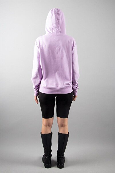 Rich Φούτερ με κουκούλα λιλά 2 κλωστών