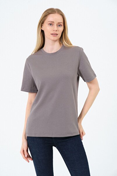 Rich Γυναικείο μπλουζάκι με κοντό μανίκι με λαιμόκοψη - Interlock Fabric