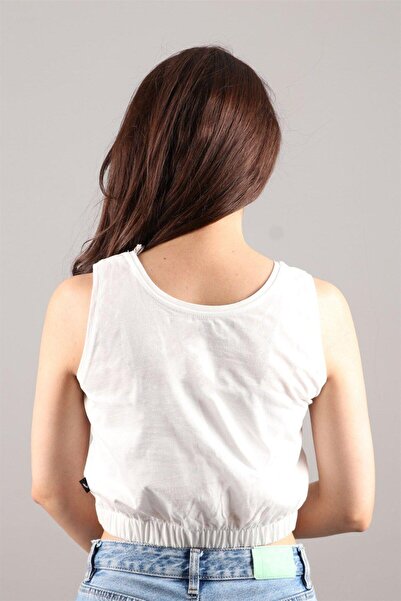 Rich Γυναικεία εμπριμέ αμάνικη μπλούζα