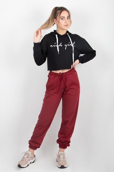 Rich Γυναικεία φούτερ με ελαστικά πόδια και τσέπες