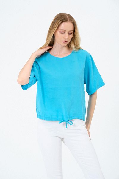 Rich Bluză de damă oversize cu decolteu