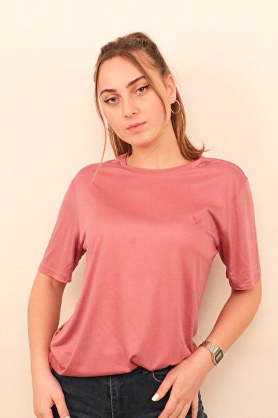 RICH GİYİM تي شيرت نسائي غني برقبة دائرية