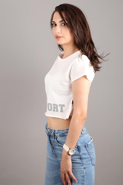 Rich Γυναικεία κοντομάνικη μπλούζα Crop