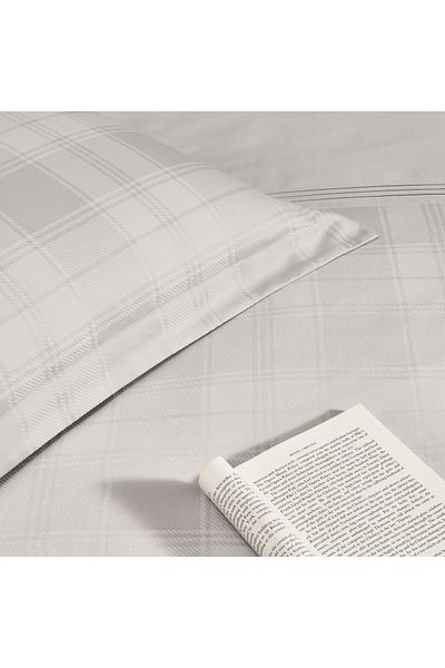 Taç Комплект двоен юрган Carly Jacquard, цвят норка