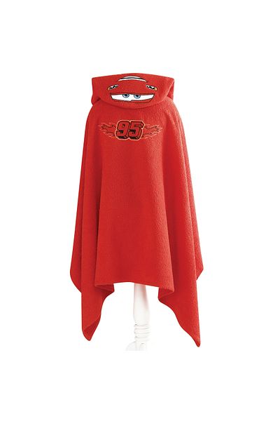 Taç Disney Cars Licensed 75X130 cm Red Poncho Towel