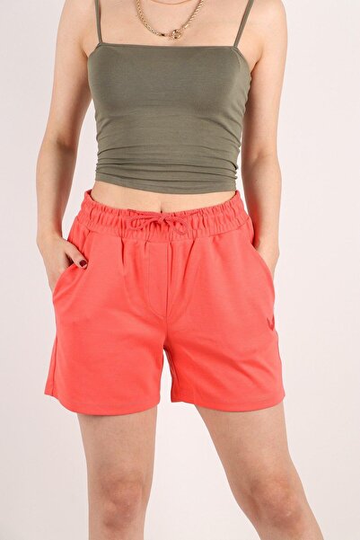 Rich Kadın Cepli Örme Şort