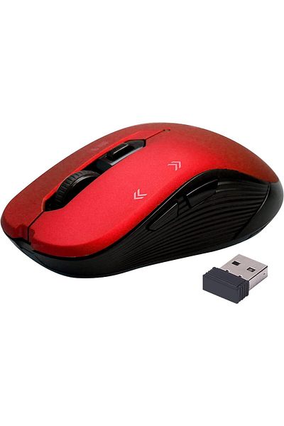 Promate Promate 1600DPI Wireless Mouse, Ergonomic Symmetric 2.4Ghz Cordless Optical Mouse