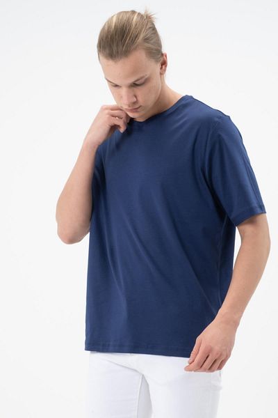 Rich Ανδρικό T-Shirt Mercerized T-shirt Oversize Tshirt