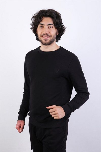 RICH GİYİM Hanorac brodat cu logo pentru bărbați bogat