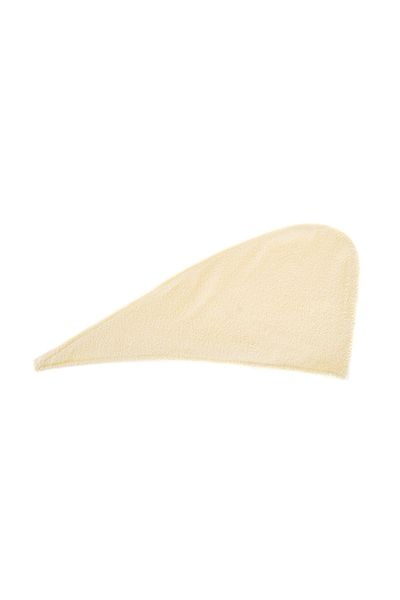 Nuvomon Ecru Microfiber Hair Towel - 57X27 cm