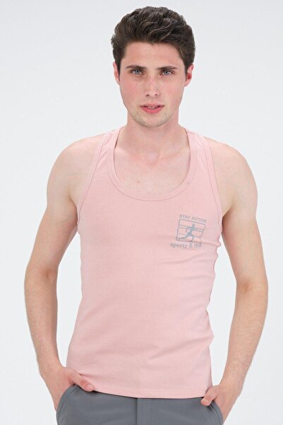 Rich Men's Swimmer Cut Sports Tank Running Athlete Tank Top