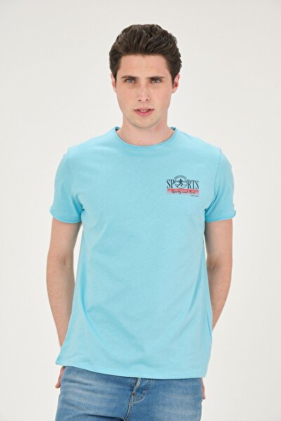 Rich Ανδρικό μπλουζάκι Washed Basic T-shirt 100% βαμβάκι