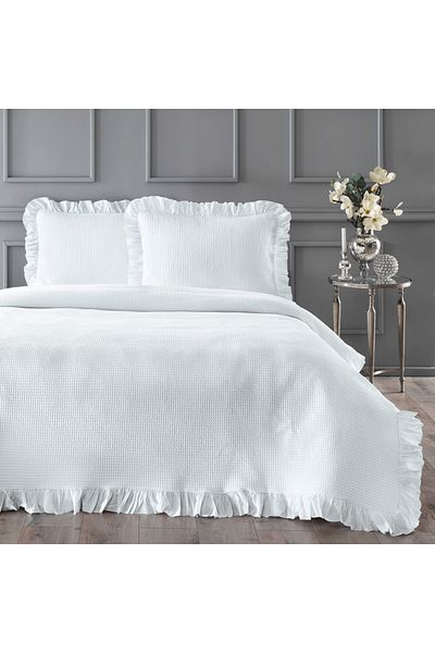 Linens White Single Bsp Bedspread Set