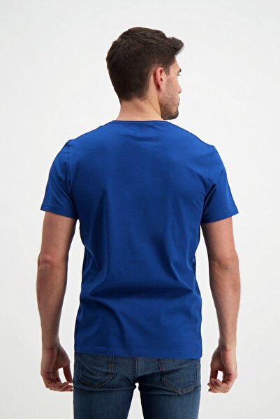 RICH GİYİM Πλούσιο ανδρικό μπλουζάκι με λαιμόκοψη