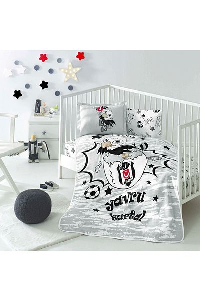 Taç Beşiktaş Kartal Baby Pique Set