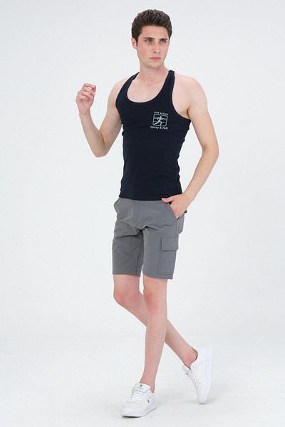 Rich Men's Swimmer Cut Sports Tank Running Athlete Tank Top