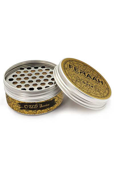 Generic Feraah Premium Oud Air Freshener Gold 42g Fine Fragrance, Odour Removal & Relaxing Ambience