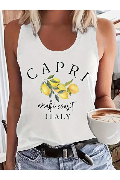 mercoledi Dámské tričko s vydutým výstřihem s potiskem