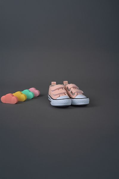 Vicco Pino Model Lighted Baby Girl and Children's Powder Sneakers