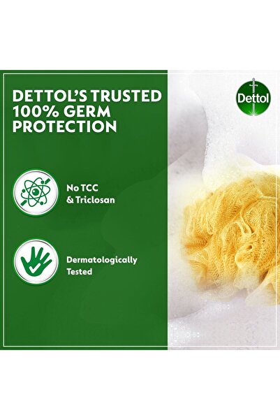 Dettol Zing Anti-bacterial Bar Soap 120 G Germ Protection, Refreshing Citrus & Skin-friendly Care