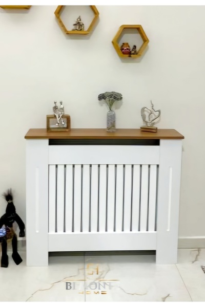 Home Bemonte Home Pristine Petek Kaplama, [120 cm] Petek Kapama, Kalorifer Kaplaması, Petek Önü Dresuar