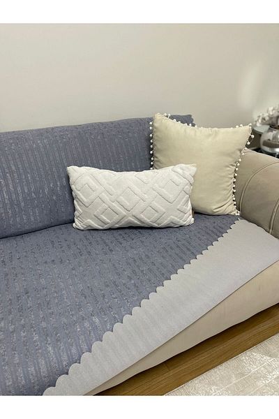 coverbox Non-Slip Base Sponge Velvet Sofa - Sofa Bed Cover 170X210
