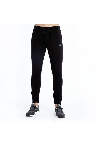 New Balance Nb Mens Lifestyle Pants Mnp3804-Bk Men's Black Sweatpants