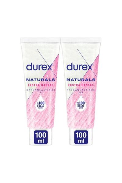Durex Naturals Ekstra Hassas Kayganlaştırıcı Jel 100ml X2