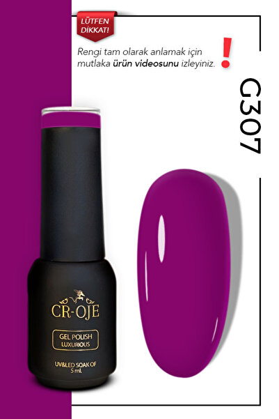 CROJE KALICI OJE Kalıcı Oje G307-mor (5 ML)
