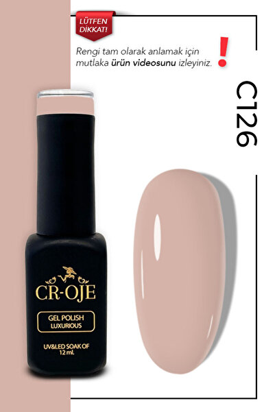 CROJE KALICI OJE Kalıcı Oje Nude -c126 (12 ML.)