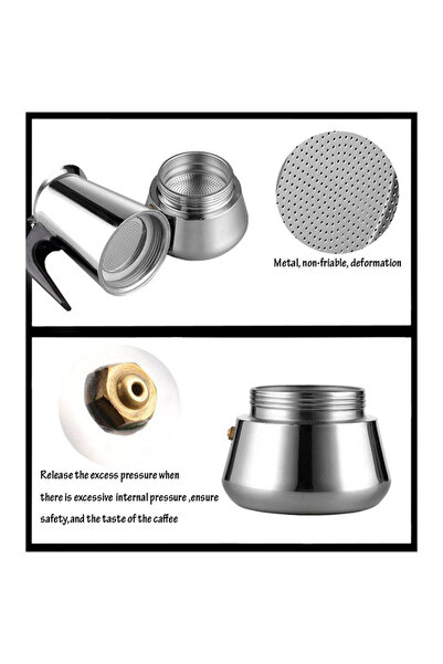 Generic 9 Cup Espresso Coffee Maker Moka Pot 450ml